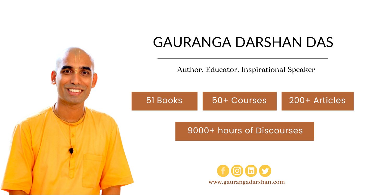 Gauranga Darshan Das - Author | Educator | Inspirational Speaker